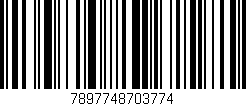 Código de barras (EAN, GTIN, SKU, ISBN): '7897748703774'