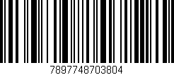 Código de barras (EAN, GTIN, SKU, ISBN): '7897748703804'
