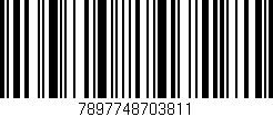 Código de barras (EAN, GTIN, SKU, ISBN): '7897748703811'