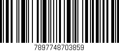 Código de barras (EAN, GTIN, SKU, ISBN): '7897748703859'