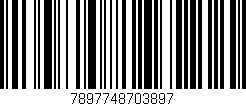 Código de barras (EAN, GTIN, SKU, ISBN): '7897748703897'