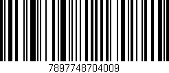 Código de barras (EAN, GTIN, SKU, ISBN): '7897748704009'