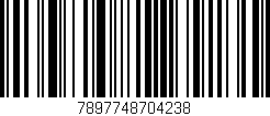 Código de barras (EAN, GTIN, SKU, ISBN): '7897748704238'