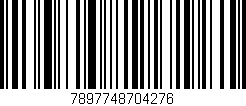 Código de barras (EAN, GTIN, SKU, ISBN): '7897748704276'