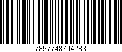 Código de barras (EAN, GTIN, SKU, ISBN): '7897748704283'