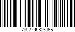 Código de barras (EAN, GTIN, SKU, ISBN): '7897789635355'