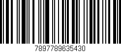 Código de barras (EAN, GTIN, SKU, ISBN): '7897789635430'