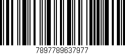 Código de barras (EAN, GTIN, SKU, ISBN): '7897789637977'