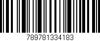 Código de barras (EAN, GTIN, SKU, ISBN): '789781334183'