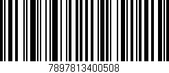 Código de barras (EAN, GTIN, SKU, ISBN): '7897813400508'