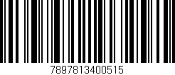 Código de barras (EAN, GTIN, SKU, ISBN): '7897813400515'