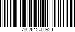Código de barras (EAN, GTIN, SKU, ISBN): '7897813400539'