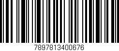 Código de barras (EAN, GTIN, SKU, ISBN): '7897813400676'