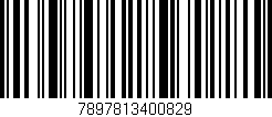 Código de barras (EAN, GTIN, SKU, ISBN): '7897813400829'