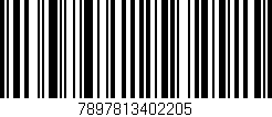 Código de barras (EAN, GTIN, SKU, ISBN): '7897813402205'