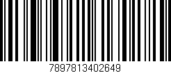 Código de barras (EAN, GTIN, SKU, ISBN): '7897813402649'