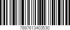 Código de barras (EAN, GTIN, SKU, ISBN): '7897813403530'