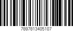 Código de barras (EAN, GTIN, SKU, ISBN): '7897813405107'