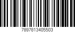 Código de barras (EAN, GTIN, SKU, ISBN): '7897813405503'