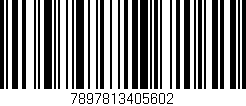 Código de barras (EAN, GTIN, SKU, ISBN): '7897813405602'