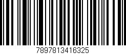Código de barras (EAN, GTIN, SKU, ISBN): '7897813416325'