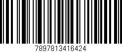 Código de barras (EAN, GTIN, SKU, ISBN): '7897813416424'
