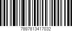 Código de barras (EAN, GTIN, SKU, ISBN): '7897813417032'
