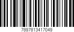 Código de barras (EAN, GTIN, SKU, ISBN): '7897813417049'