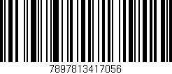 Código de barras (EAN, GTIN, SKU, ISBN): '7897813417056'