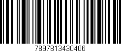 Código de barras (EAN, GTIN, SKU, ISBN): '7897813430406'