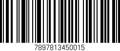 Código de barras (EAN, GTIN, SKU, ISBN): '7897813450015'