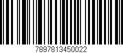 Código de barras (EAN, GTIN, SKU, ISBN): '7897813450022'
