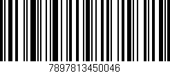 Código de barras (EAN, GTIN, SKU, ISBN): '7897813450046'