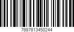 Código de barras (EAN, GTIN, SKU, ISBN): '7897813450244'