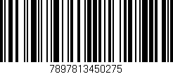 Código de barras (EAN, GTIN, SKU, ISBN): '7897813450275'