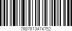 Código de barras (EAN, GTIN, SKU, ISBN): '7897813474752'