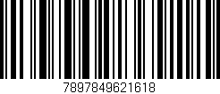 Código de barras (EAN, GTIN, SKU, ISBN): '7897849621618'