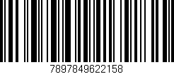 Código de barras (EAN, GTIN, SKU, ISBN): '7897849622158'
