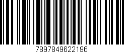 Código de barras (EAN, GTIN, SKU, ISBN): '7897849622196'