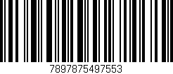 Código de barras (EAN, GTIN, SKU, ISBN): '7897875497553'