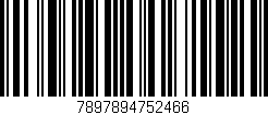 Código de barras (EAN, GTIN, SKU, ISBN): '7897894752466'
