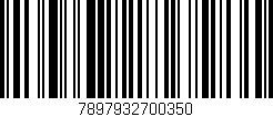 Código de barras (EAN, GTIN, SKU, ISBN): '7897932700350'