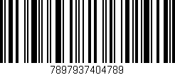 Código de barras (EAN, GTIN, SKU, ISBN): '7897937404789'