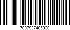 Código de barras (EAN, GTIN, SKU, ISBN): '7897937405830'