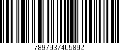 Código de barras (EAN, GTIN, SKU, ISBN): '7897937405892'