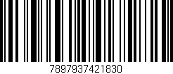 Código de barras (EAN, GTIN, SKU, ISBN): '7897937421830'