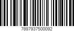 Código de barras (EAN, GTIN, SKU, ISBN): '7897937500092'