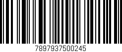Código de barras (EAN, GTIN, SKU, ISBN): '7897937500245'