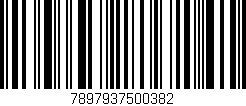 Código de barras (EAN, GTIN, SKU, ISBN): '7897937500382'