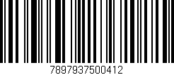 Código de barras (EAN, GTIN, SKU, ISBN): '7897937500412'